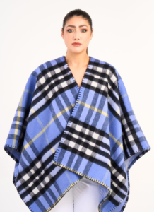 Full Blanket Cashmere Cape From Edinburgh Lambswool