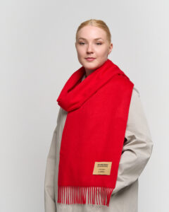 Award-winning tartan cashmere scarves